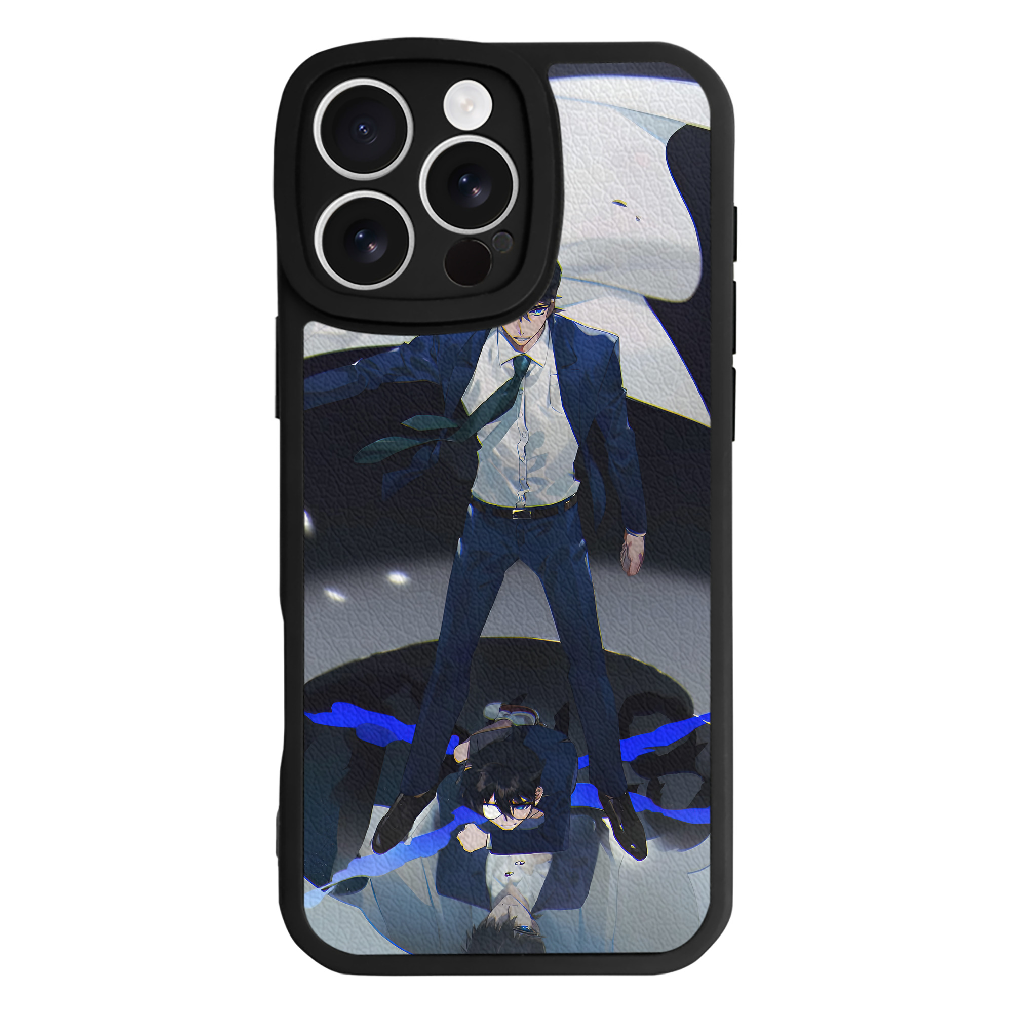（画像用） 名探偵コナン Detective Conan 【iPhone 16シリーズ対応】シリコンスマホケース（レザー調） 材質：シリコン